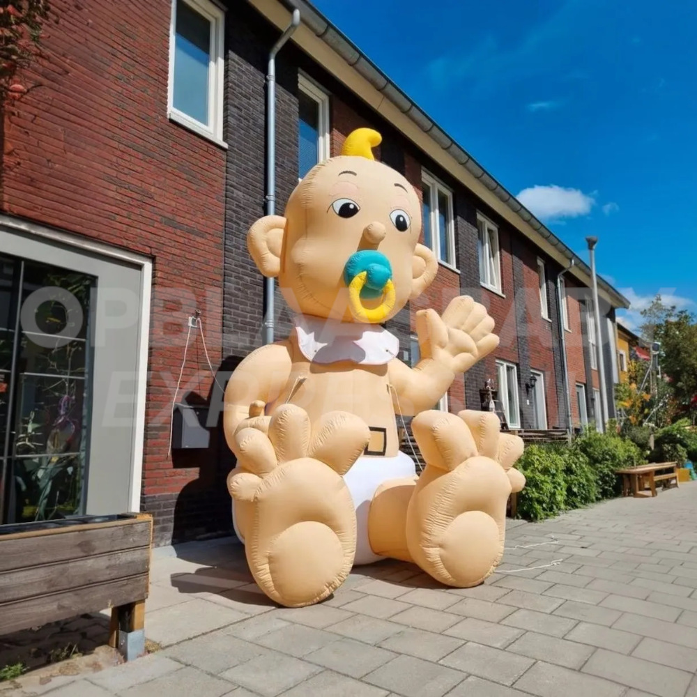 Opblaasbaby Express - Opblaasbare baby huren bij geboorte zoon dochter