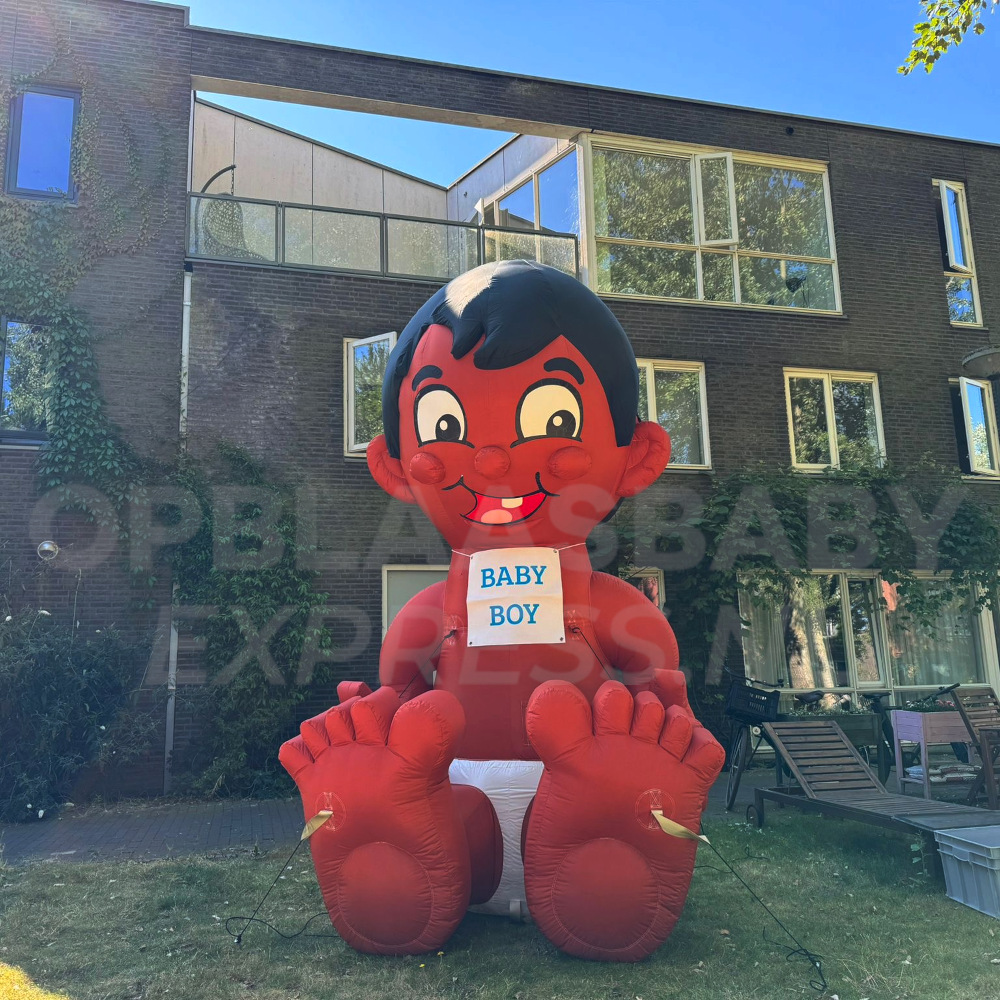 Opblaasbaby Express - opblaasbare baby getint donker huren